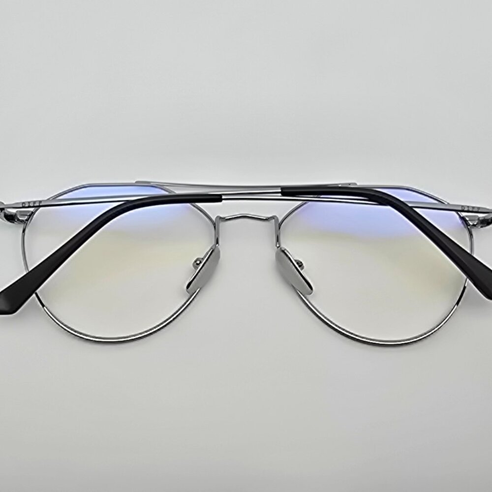 Diff Eyewear Sunday Silver Grey Frame Blue Light … - image 10